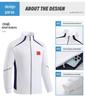 Chinese National Flag Unisex Athlete Uniform: 3-Piece Sports Set for Fitness, Running, and Training
