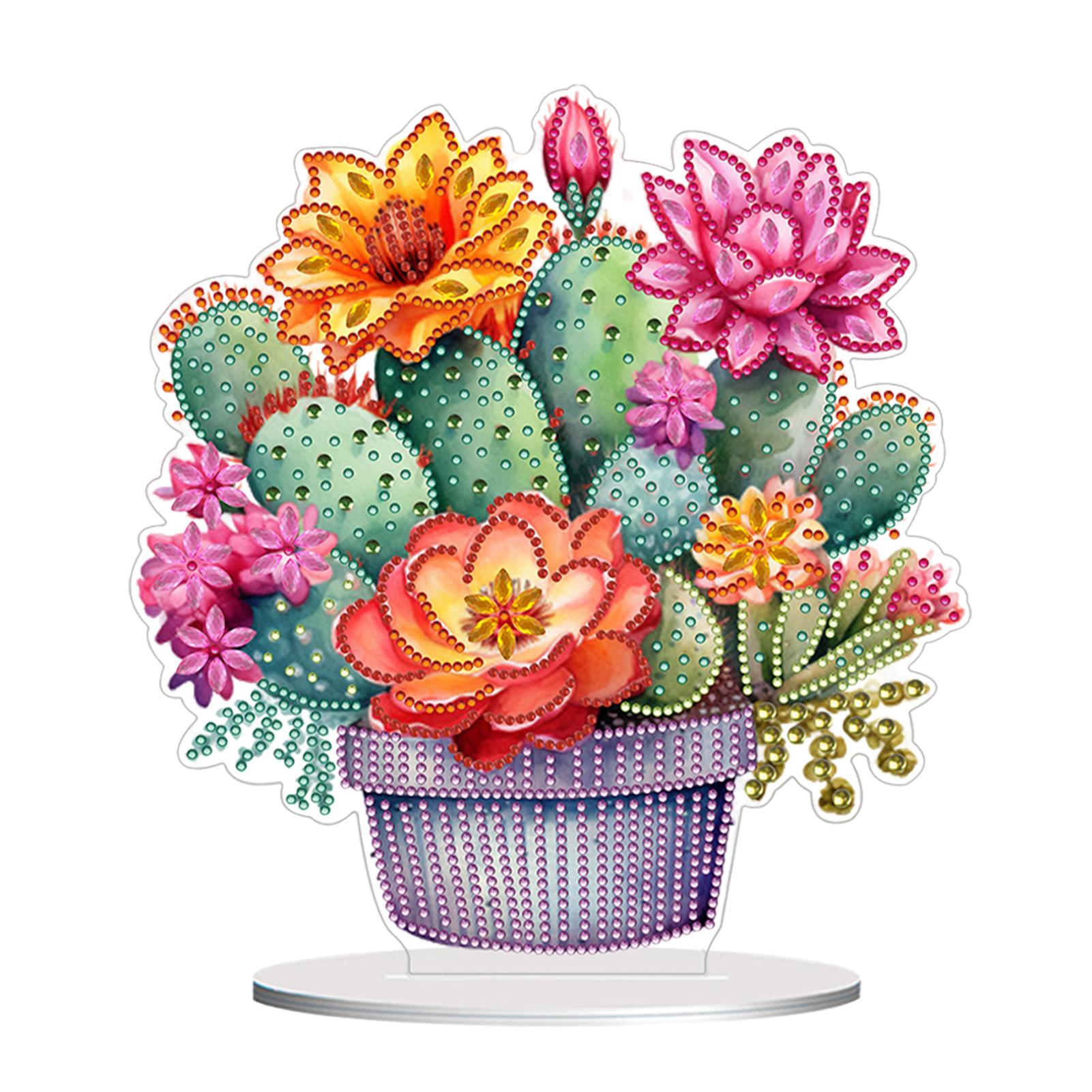 

Акриловые 2D Плоские Наборы для DIY Алмазной Живописи, Настольные Украшения, 5D DIY Алмазная Живопись, Настольные Украшения для Дома, Офиса, Декора Рабочего Стола