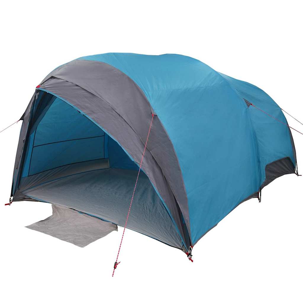 Tunnel Tent with Roof and Storage Blue 410 x 285 x 198 cm Taffeta