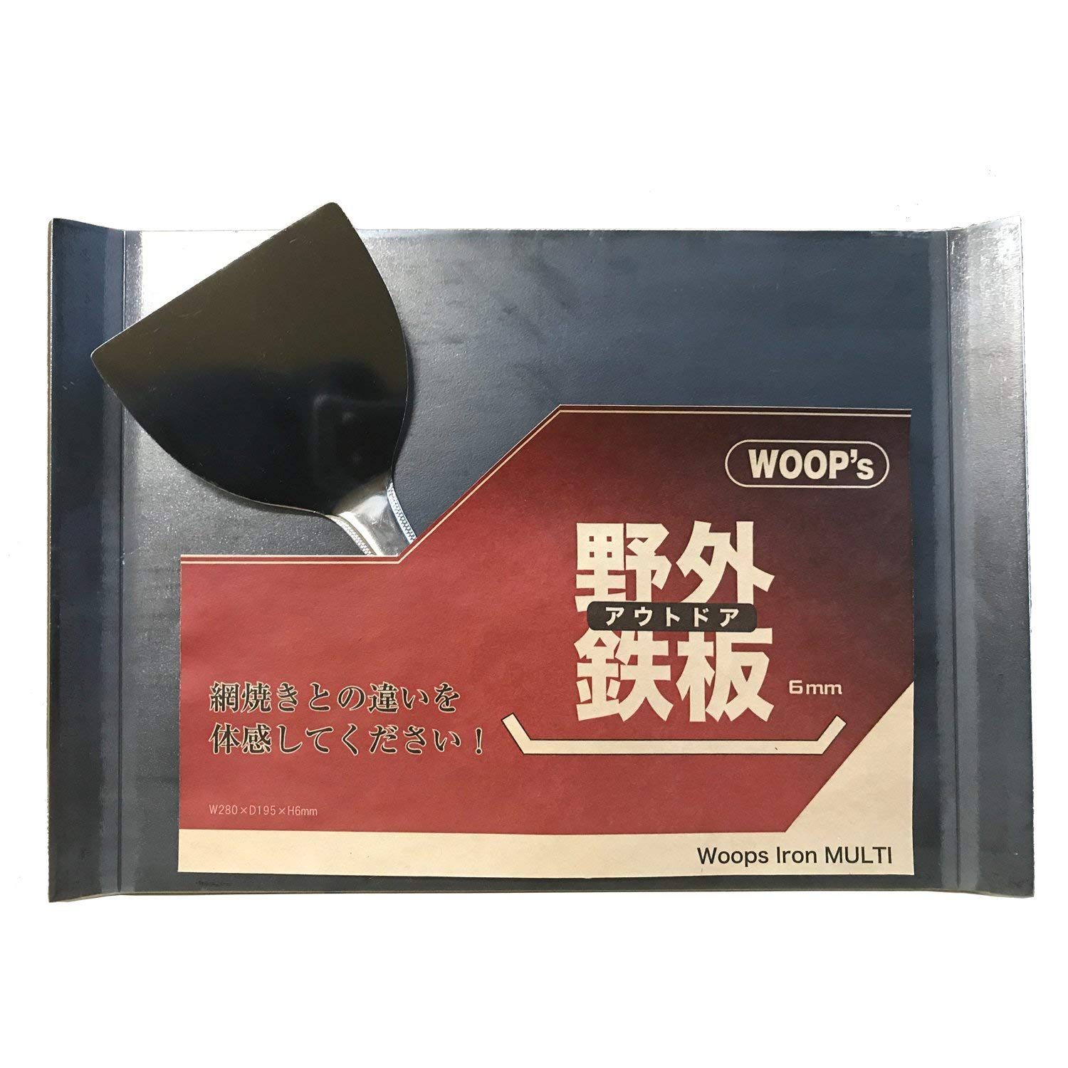 

WOOPs Железо МУЛЬТИ Уличная железная плита [6 мм Толщиной Очень толстая Семейная железная плита]
