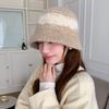 Basin Hat Bucket Hat Autumn and Winter Hat Women's Velvet Warm Bucket Hat