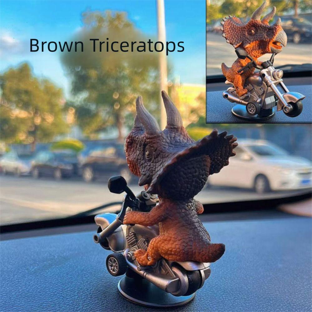 

Driving Motorcycle 360° Rotating Dinosaur Model Car Individuality Decoration Style 3