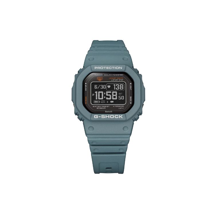 Casio G-Squad Series Solar Quartz Movement Resin Strap Watch Men watches Black DW-H5600-2JR