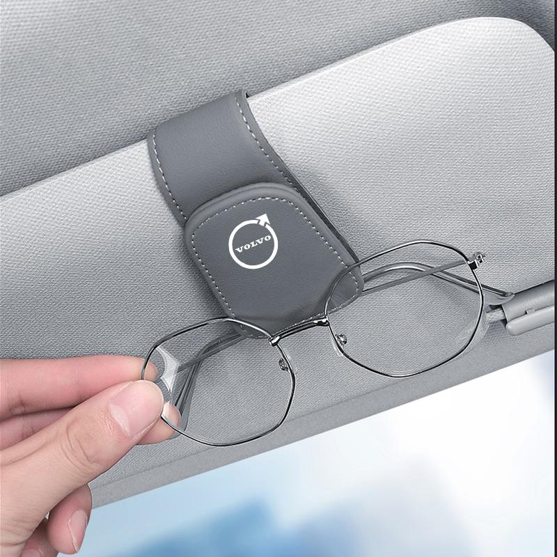 Portaocchiali da sole con clip per parasole interno auto per Volvo V60 XC-Classic V40 XC90 S60 XC60 V50 V70 S90 XC40 S80 C40 V90