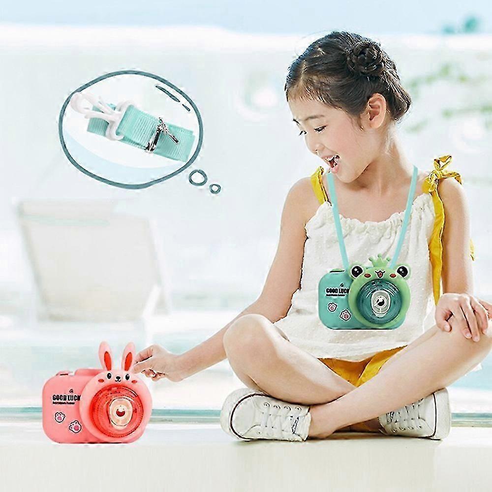 Bubble Camera Bubble Blowing Products Bubble Makers Cartoon Toy with Light Music