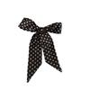 Korean Style Leopard Print Polka Dot Women's Silk Tie Scarf and Headscarf Ribbon