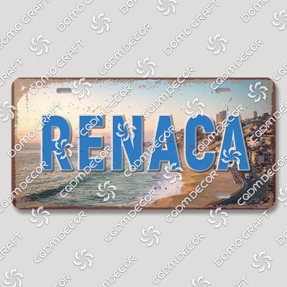 Retro National City Plaques Metal Plate Chile Brazil Mexico Metal Tin Signs Garage Car Club Living Room Home Wall Decor