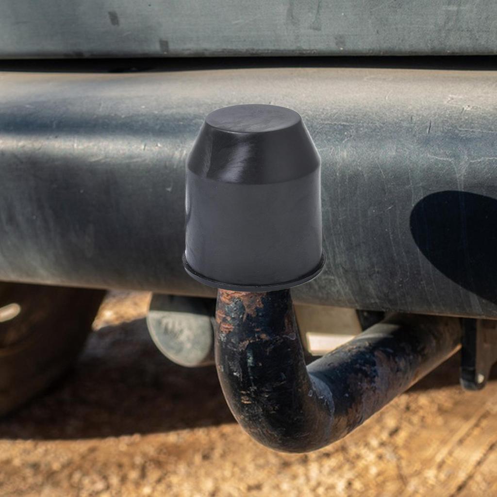 Tow Bar Cover Protection Cap Trailer Ball Protective Cover Tow Ball Protector with Hook Trailer Hitch Ball Cover Replacement