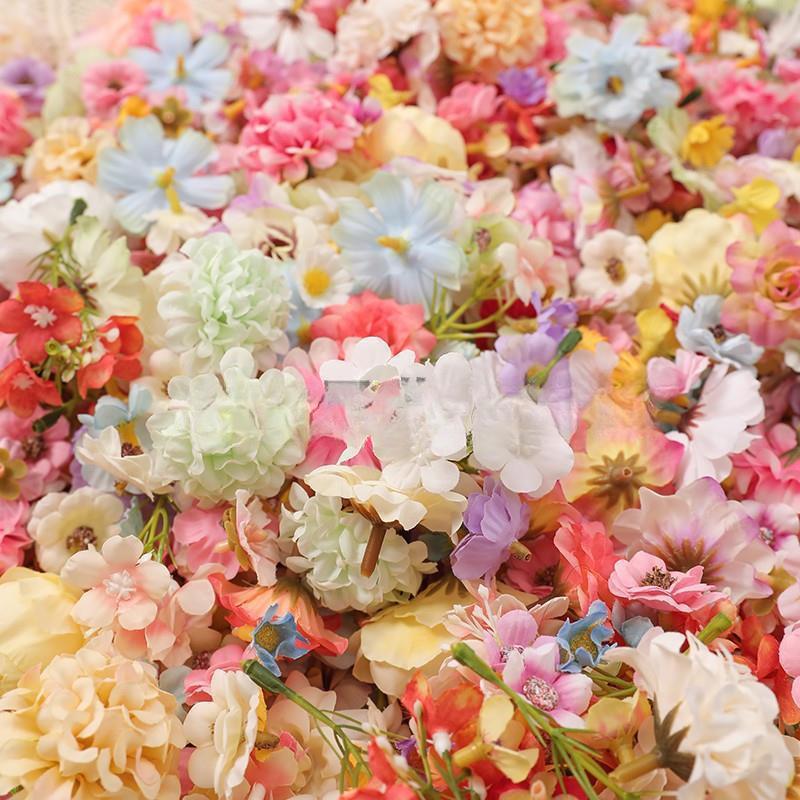 Simulated Small Flower Silk Mixed Material Pack for Handmade Wedding Wreath or Headwear.
