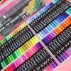 Dual Tip Brush Art Markers Pen 12/24/36/48/60/72/100/120/168 Colors Watercolor Pens for Drawing Painting Calligraphy Art Supplies