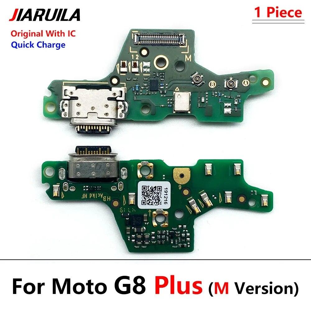 For Motorola Moto G8 Play Plus M Version USB Charging Dock Port Jack Connector Charge Board Flex Cable