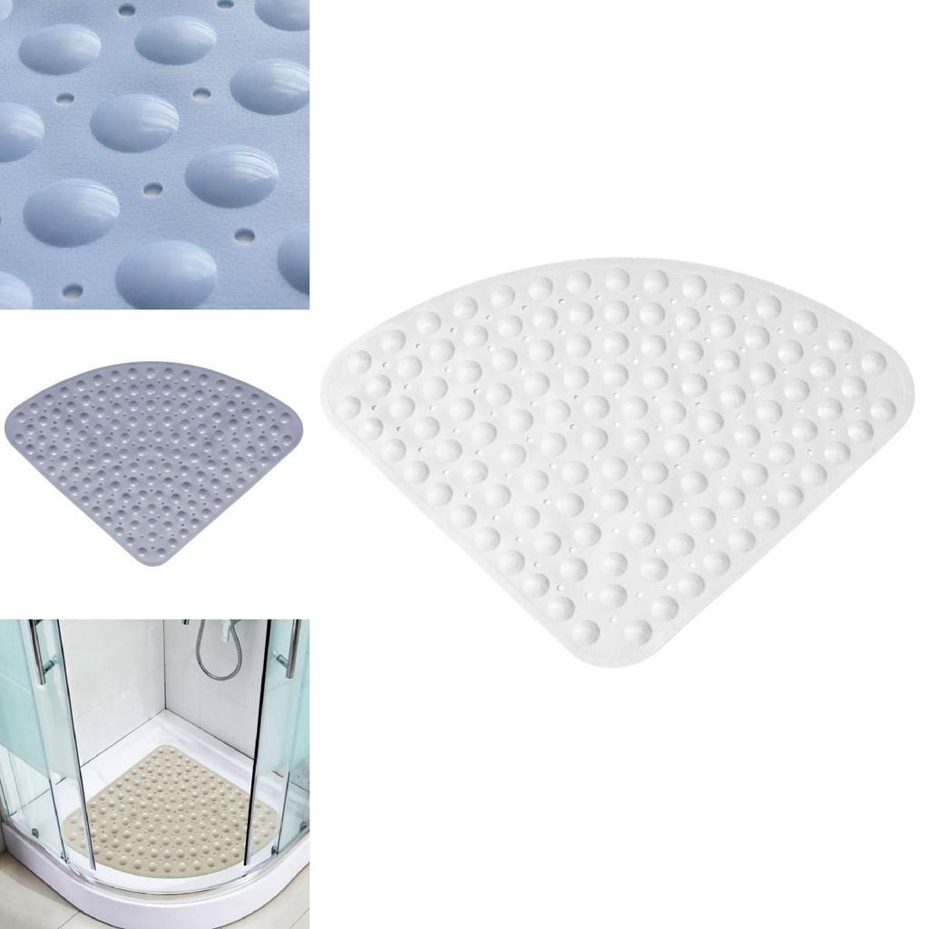 Comfortable Triangle Shower Mat Non-slip Bath Mat Anti-skid Bathroom Mat Durable Plastic Pvc Tpr Washable