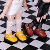 2Pcs 1:12 OB11 Uniform Shoes Doll Classic Shoes Suit For Ob11 1/12 Bjd Detachable Doll Gsc DOD, YMY Doll Accessories