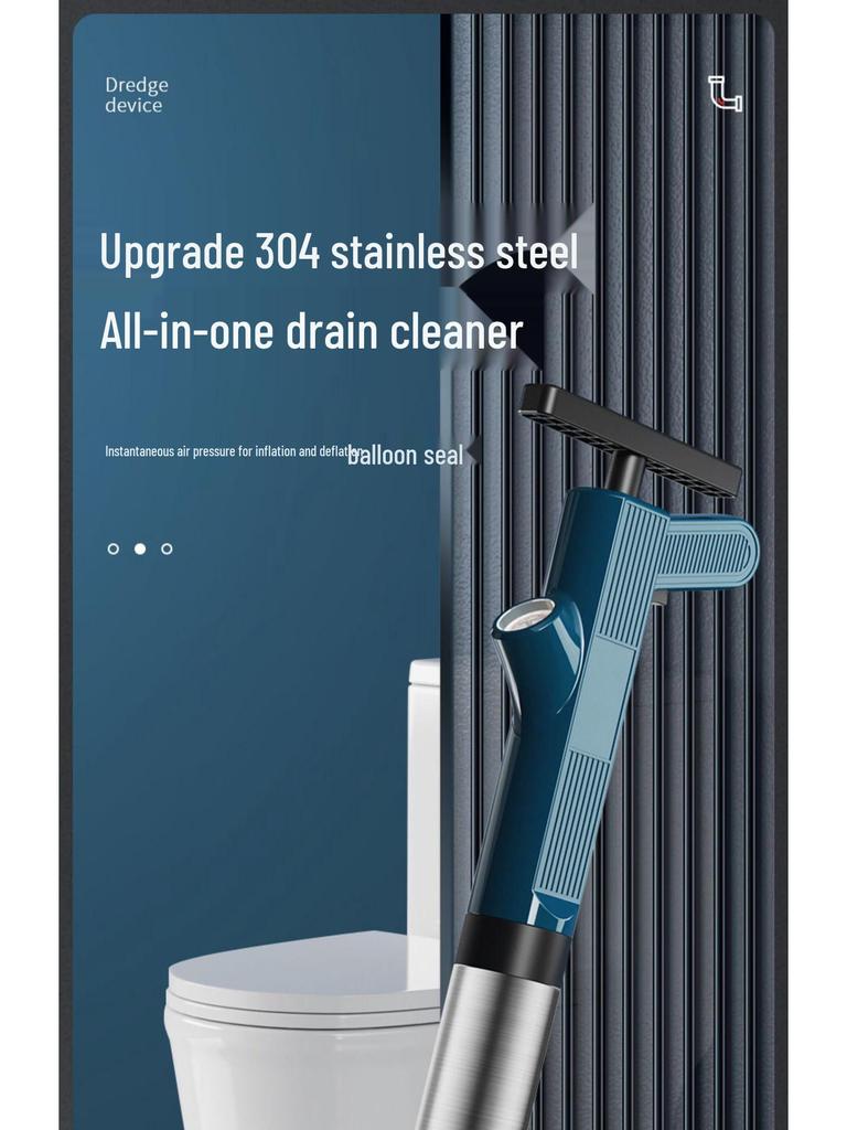 Universal Pipe and Toilet Unclogger Tool