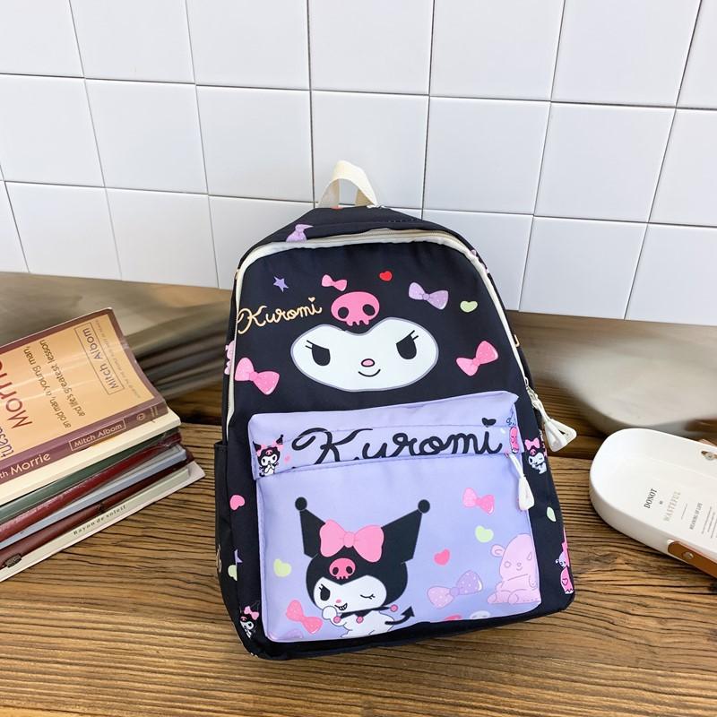 Sweet And Cute Boys And Girls Backpack Kindergarten Primary School Bag Cartoon Animation Foreign Gas Printing Children'S Backpack