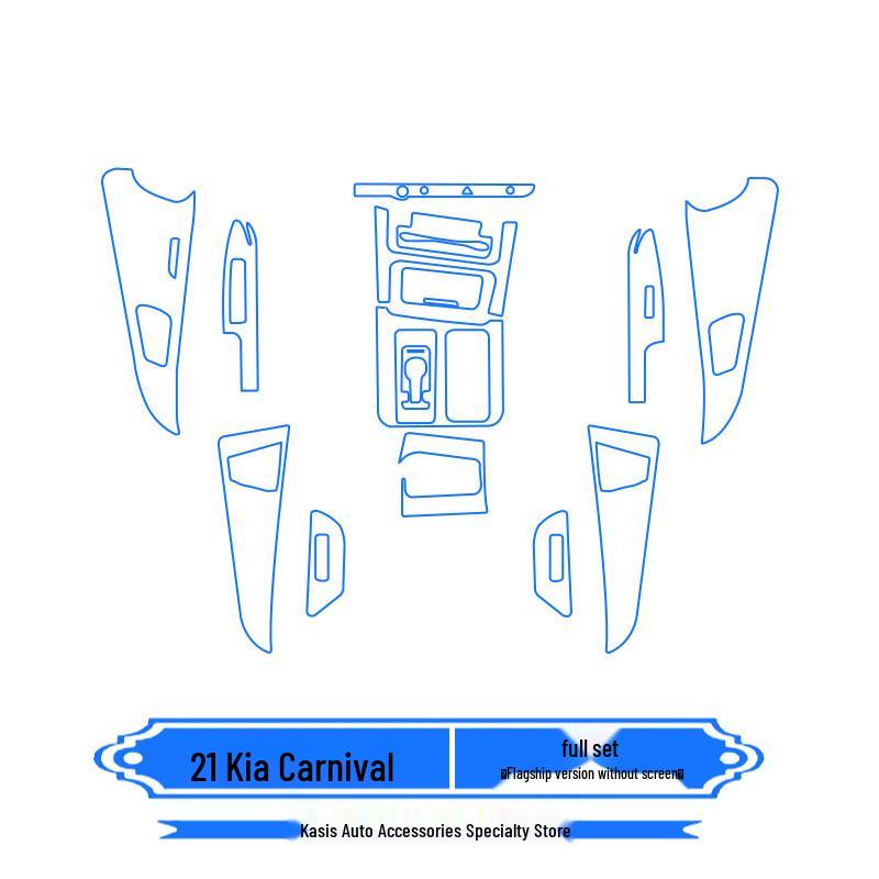 21st Gen Kia Carnival Navigation Screen Protector TPU Film
