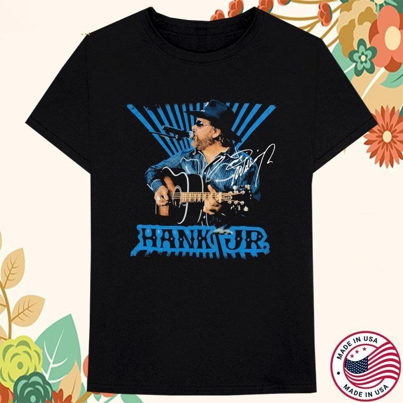 

Hank Williams Jr. Guitar Picture T-shirts Gift For fan Unisex T-Shirt XXXL