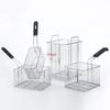 Stainless Steel Fryer Screen French Fries Frame Square Filter Net Encrypt Colander Strainers Shaped Frying Fried Mesh Basket