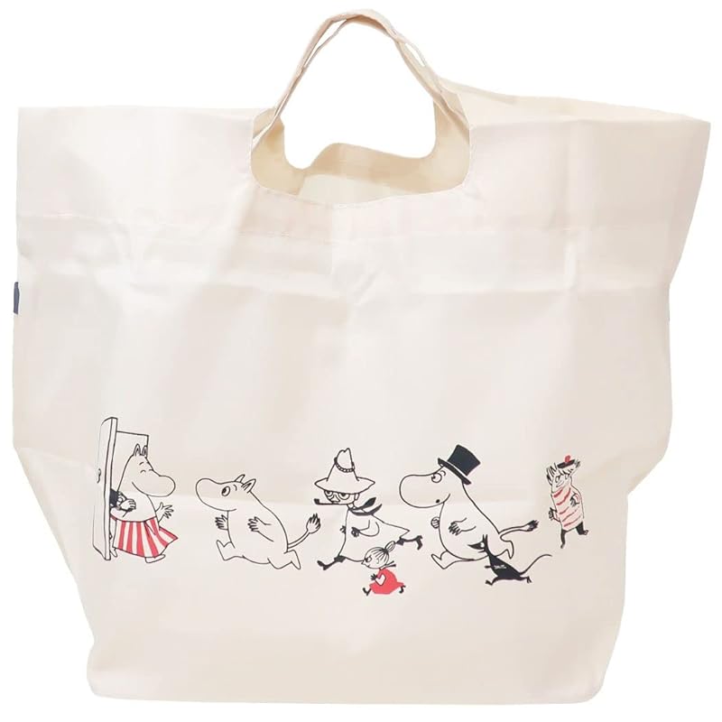 

Moomin Shopping bag mini with bottom plate With outside pocket One by one