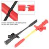 P5005 2pcs Fully Insulated Quick Piercing Test Needle Hook Multimeter Testing Probes 4mm Socket