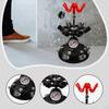 Holder with Pressure Gauge for Garage Workspace Supplies Portable Fixing Rack Universal Can Hold Up