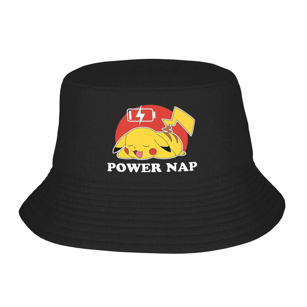 Trendy Ghost Pokemon Bucket Hat Women Lightweight Outdoor Sport  Fishing Cap Beach Hatwear