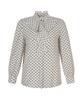 MESENSE High-Neck Ruffle Pattern Blouse_Mb4Xblm115Z