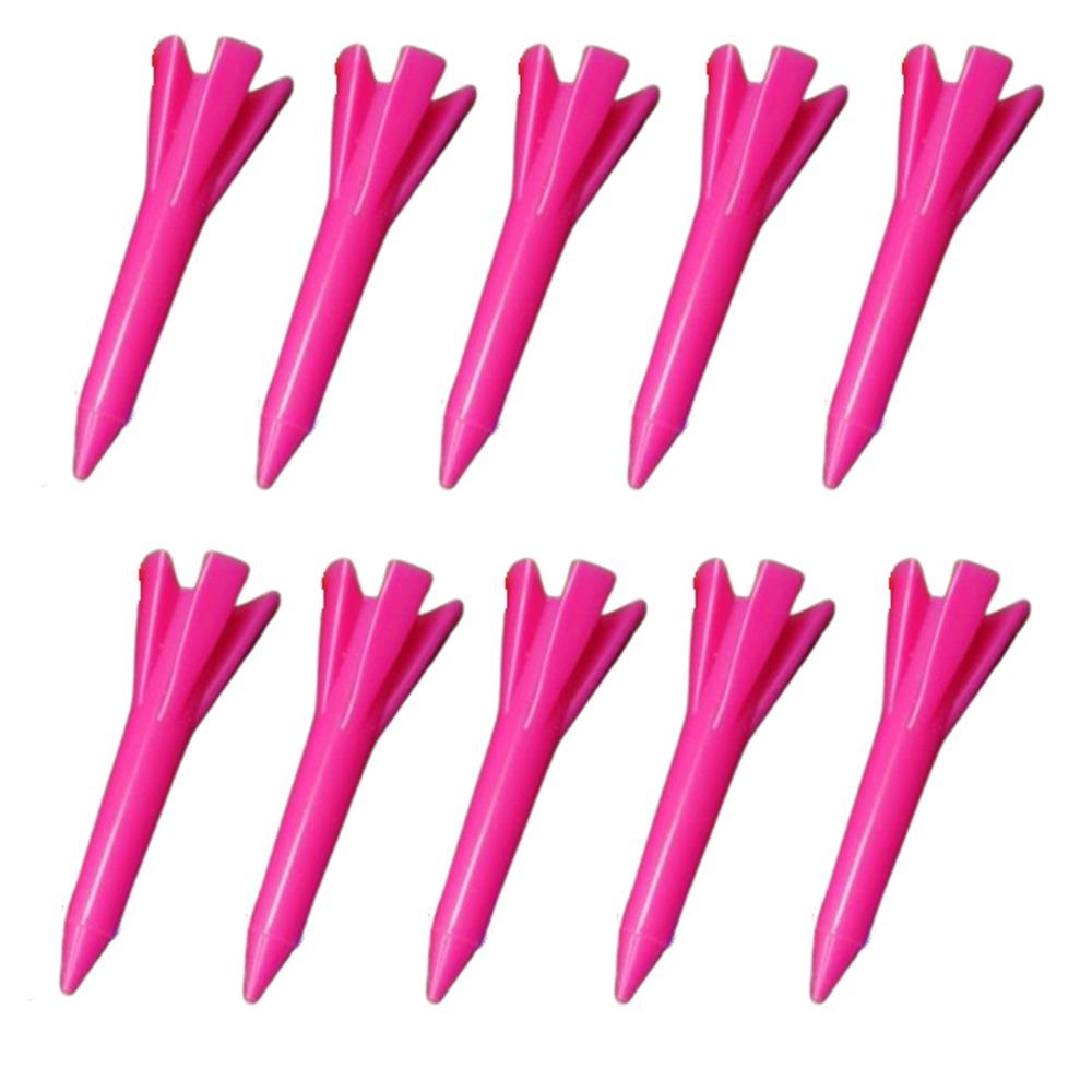 100Pcs Durable 38mm Golf Tee Set Plastic Reduced Friction Golf Ball Holder Unbreakable 5 Prongs Head Golf Seats Golf Accessories