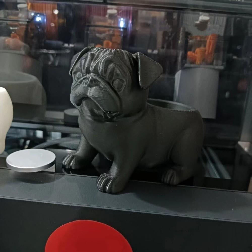 Funny Pug Shaped Planter Pot Plastic Dog Succulent Planter Indoor Outdoor