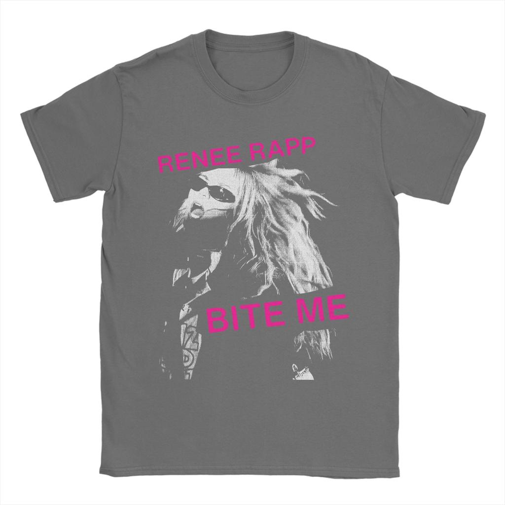 Unisex s Renee Rapp Tour Bite Me T Shirt 100 Cotton Clothing Funny Short Sleeve O Neck Tees Big Size TShirts