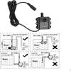 400L/H Flow Rate Submersible Water Pump 13.12ft Lift Height DC 12V Voltage Fountain Pond Pump Ultra Quiet Operation 10W Power