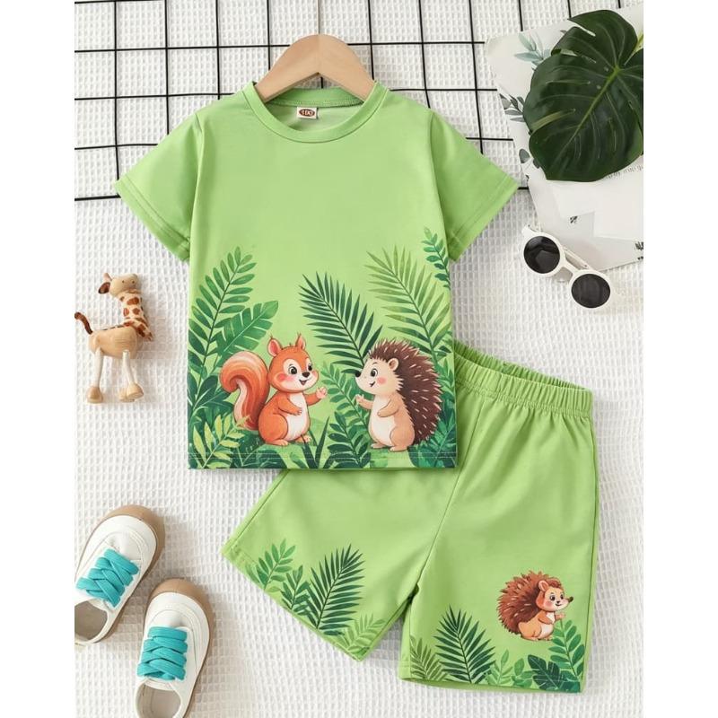 Children's Short-sleeved Two-piece Set