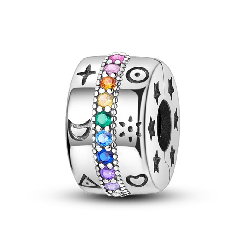 Newcopper Sparkling Zircon Devil'S Eye Horus' Eye Best Wishes Lucky Charms Beads Fit Pan Original Bracelets Diy Jewelry