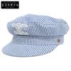 2AUG1296V.08WV Triomphe Sailor Cap Cotton Hickory Hat S blueUsed