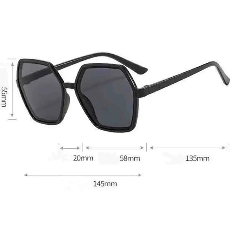 New Large Frame Polygon Sunglasses Women Designer Fashion UV400 Sun Glasses Outdoor Shading Eyewear Oculos De Sol