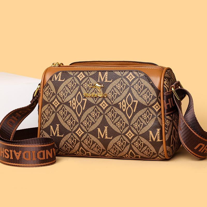 Bag Women's Bag New Shoulder Messenger Bag Fashionable Mother Large Capacity Pillow Bag