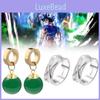 Collezione di Gioielli di Dragon Ball Super Goku Black Con Orecchini e Anello Per Appassionati di Anime