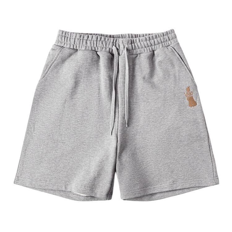Vans X Artist Collaboration Capybara Fashion Simple Lace-Up Comfortable Casual Shorts Unisex shorts Gray VN000RNTHTG