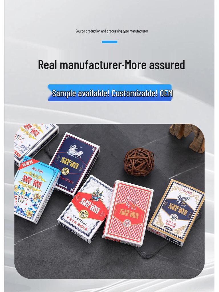 Wangdao 807 Pattern Spider Solitaire and Poker Card Game Set