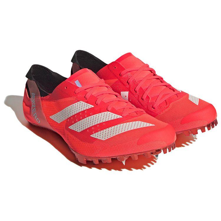 Adidas Adizero Finesse Pohodlné tlumení nárazů Protiskluzové Odolné proti opotřebení Běžecké boty s nízkým svrškem Unisex běžecké boty Červená Bílá GX9779