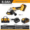 Reya A1620 High Power Brushless Angle Grinder, Lithium Battery Powered Cutting and Polishing Tool