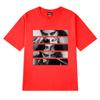 Hot Sale Lady Gaga 90s music Graphic T Shirt Unisex gothic Oversized short sleeve T-shirts Men Women black 100% Cotton clothing