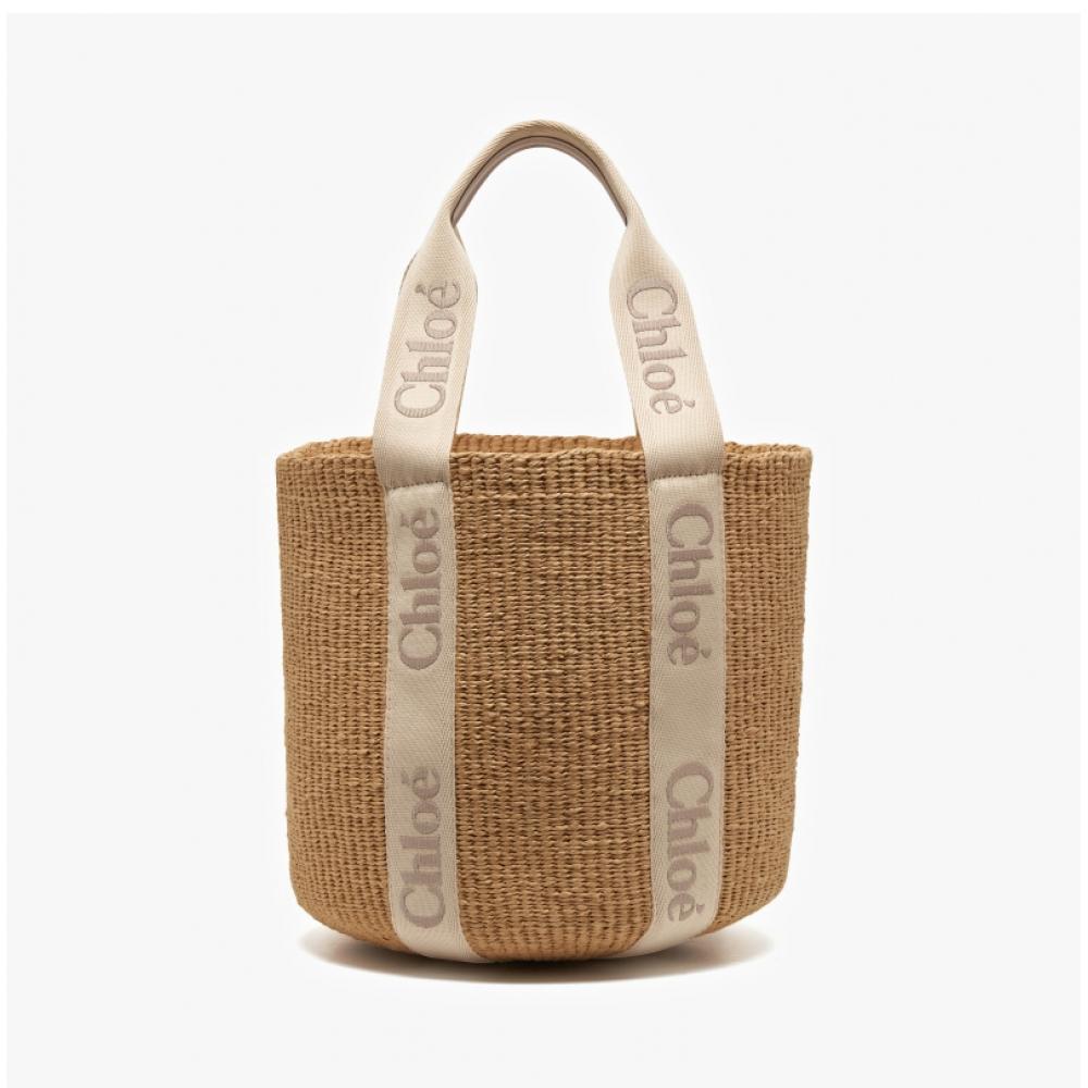 Chloe Chc23as380l18 084 Woody Bolso Tote Grande tipo Cesta