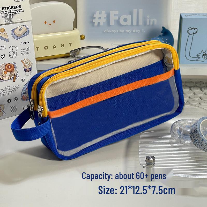 2024 Large Capacity Pencil Case for Girls: Stylish, High-Value Student Box with Advanced Design for Elementary School
