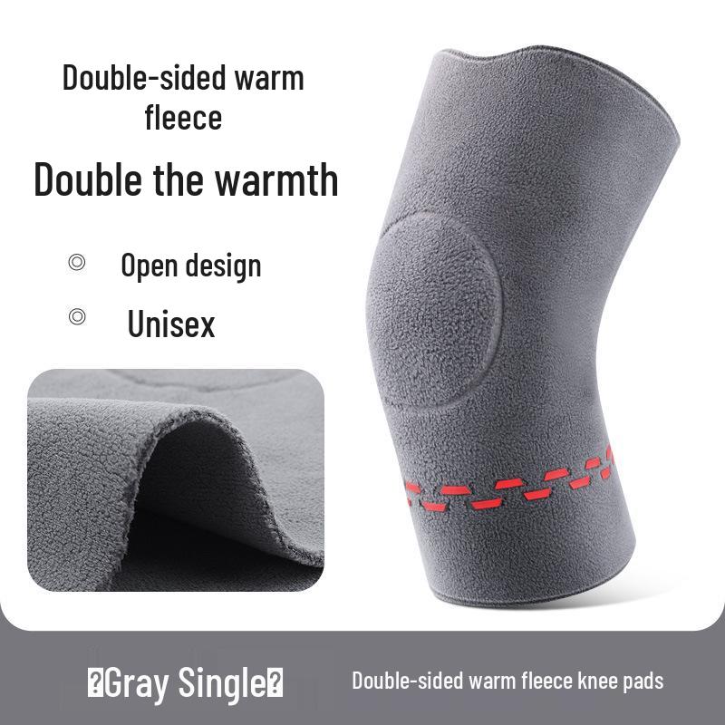 Double-Sided Fleece Knee Warmers: Velvet Thickening for Heat Storage and Cold Protection