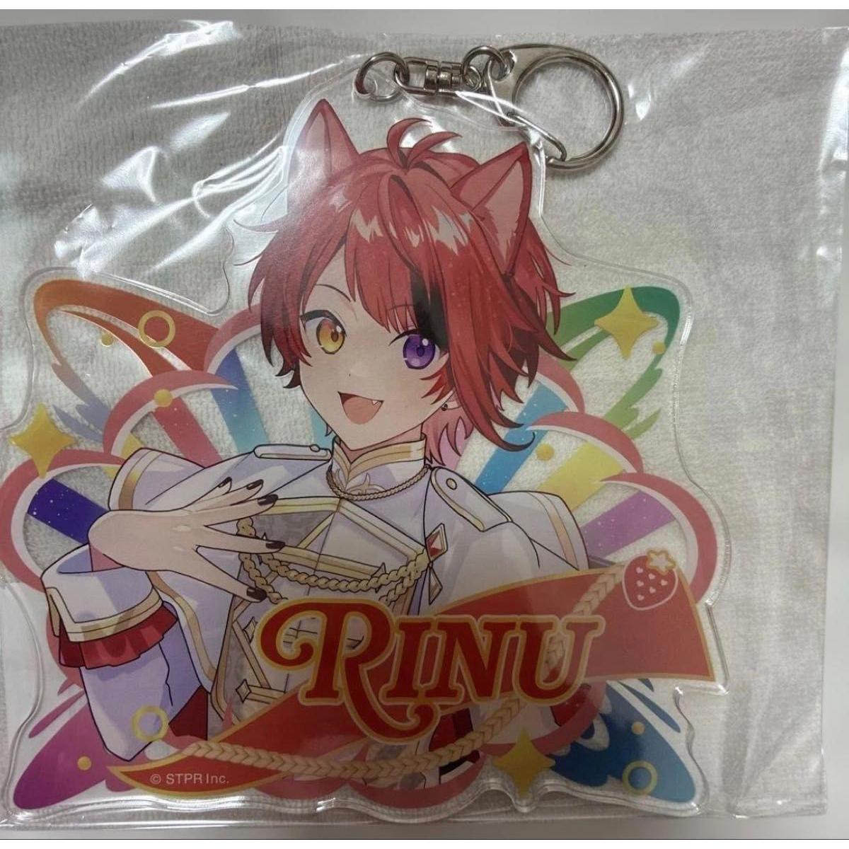 Used Stopuri Rinu Acrylic Key Chain Stopface BIG Ackey (Please read the description)