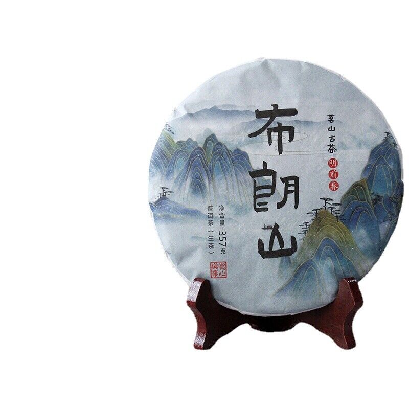 357g Tè Pu'er dello Yunnan Menghai Tè Crudo Pu'er Bulang Mountain Torta Cruda Crudo Pu