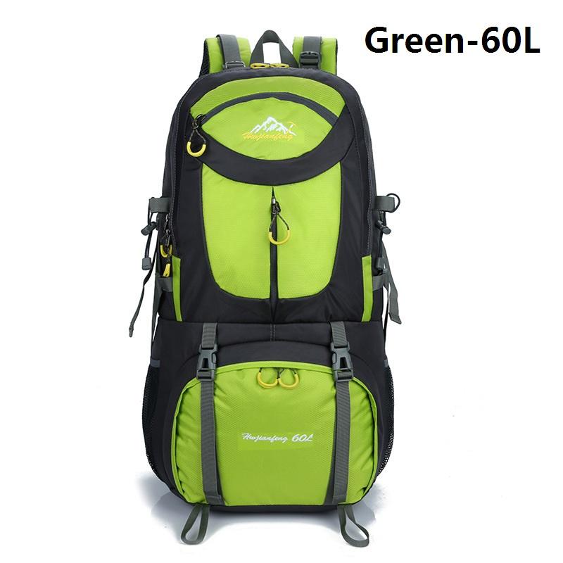 Hexagonal Nylon Backpack For Camping Climbing And Trekking 40l/50l/60l