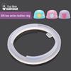 Original Bear Silicone Straw Cup Set: Includes Suction Cup, Mouthpiece, Hose, and Coaster for Kids' Learning and Drinking.