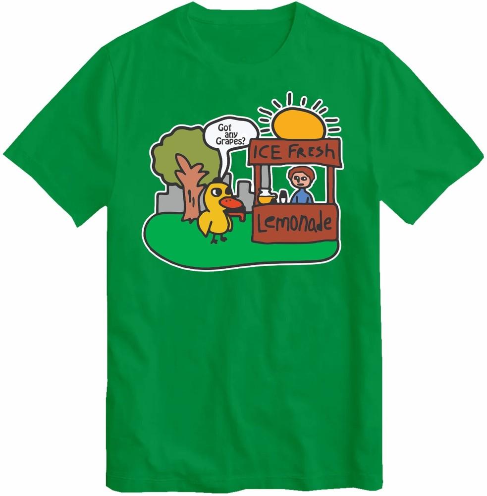 Got Any Grapes Lemonade TShirt Jokes Duck Song Humor Art Retro Parody Tee Top S